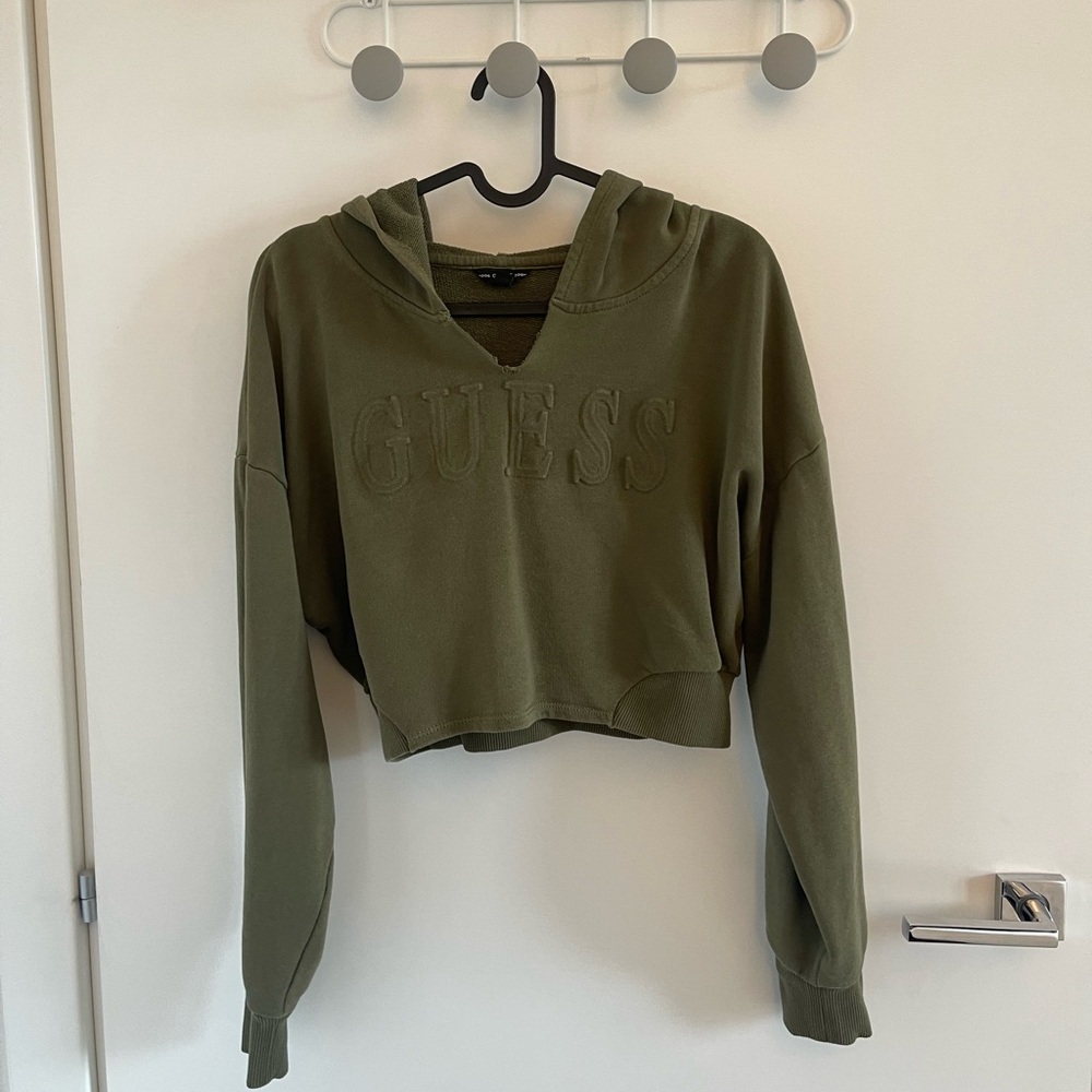 GUESS cropped hoodie